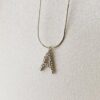 cute initial pendant necklace cute initial pendant necklace