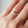 3mm diamond white gold proposal ring