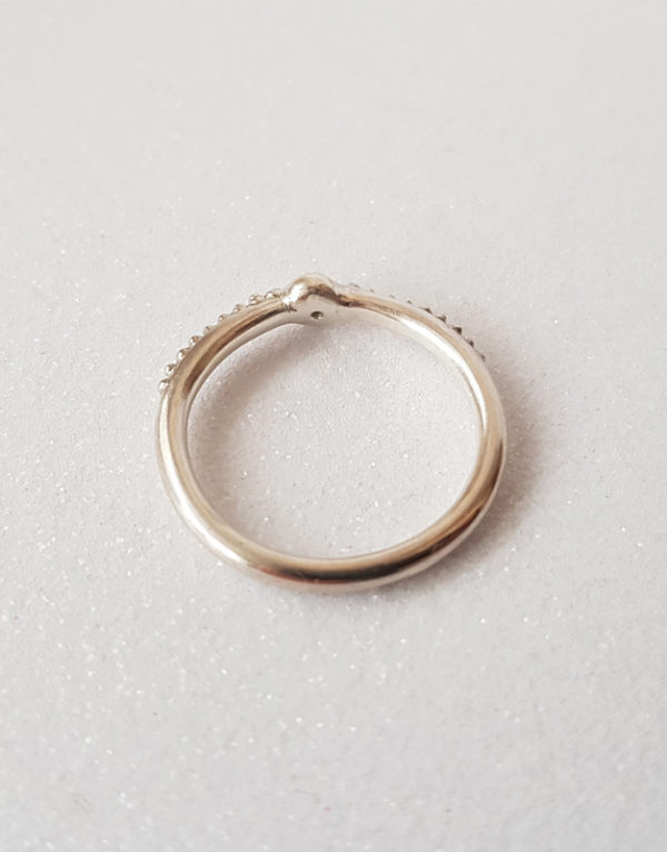 big size silver ring