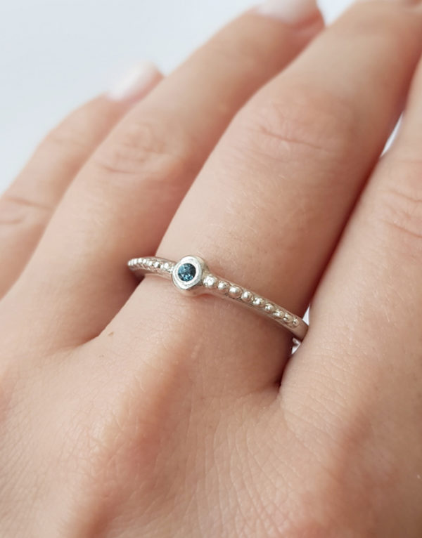 handmade unique silver ring