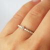 white gold ring with diamond
