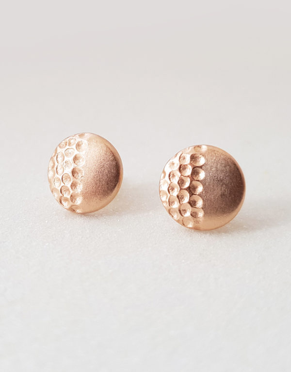 10mm cute gold earrings