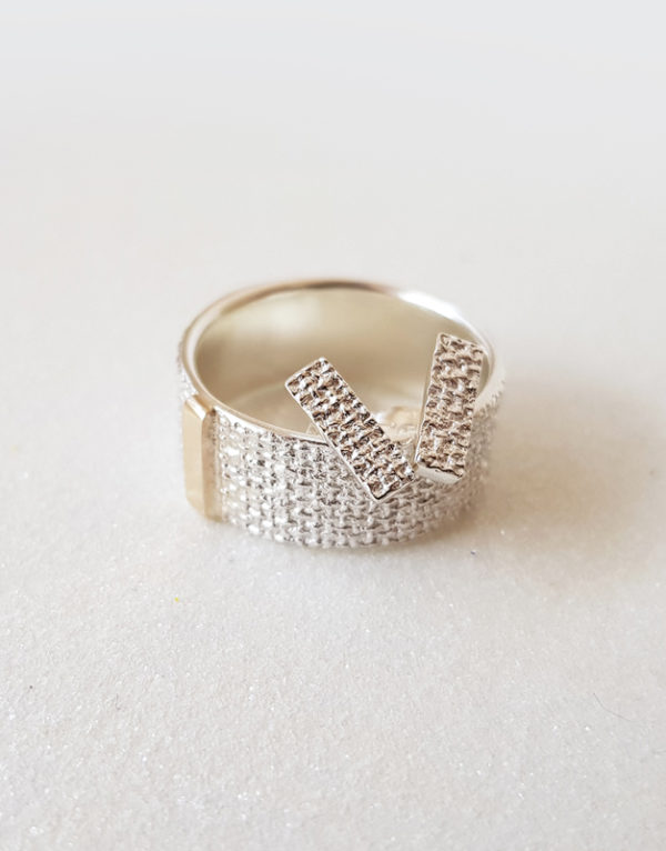 fabric texture earrings