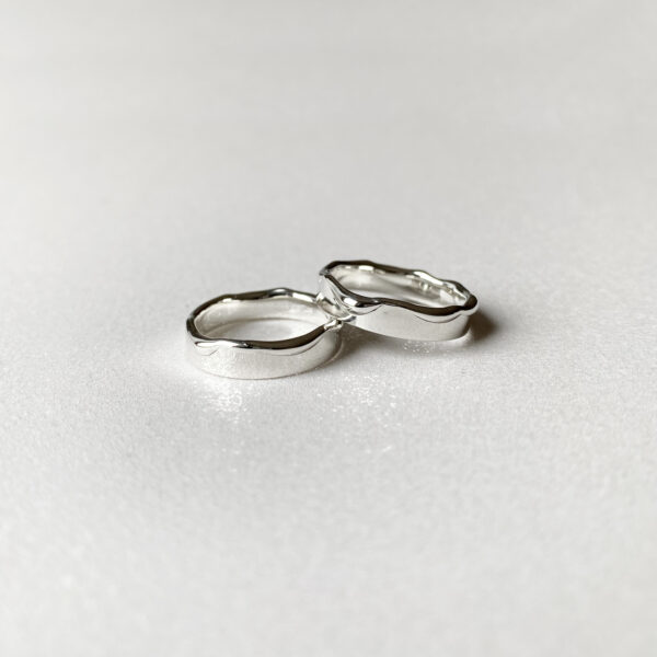 sidabriniai vestuviniai ziedai