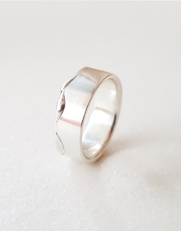 unusual silver ring for woman