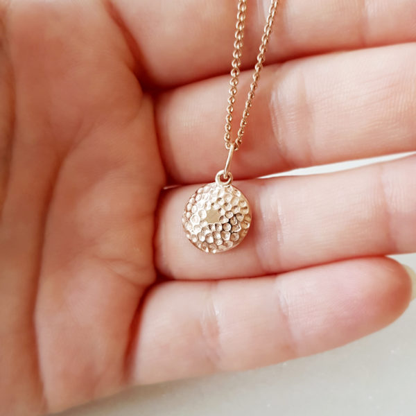 solid gold pendant for gift