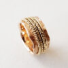 wide gold ring