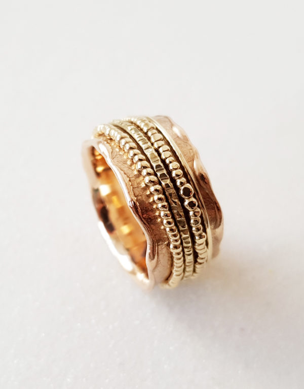 wide gold ring