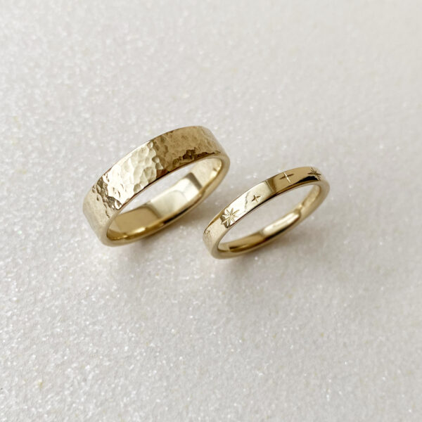 geltono aukso vestuviniai ziedai