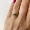 set of stacking rings 14k gold