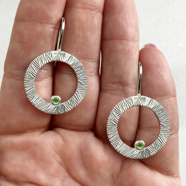 unique silver earrings