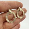 Handmade 14K gold dangle earrings